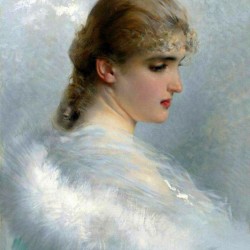 Portrait of a young beauty
